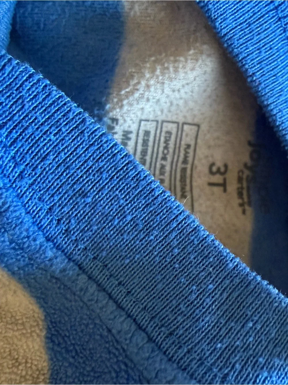 Carter's Blue and Gray Striped Dino Footed Pajamas